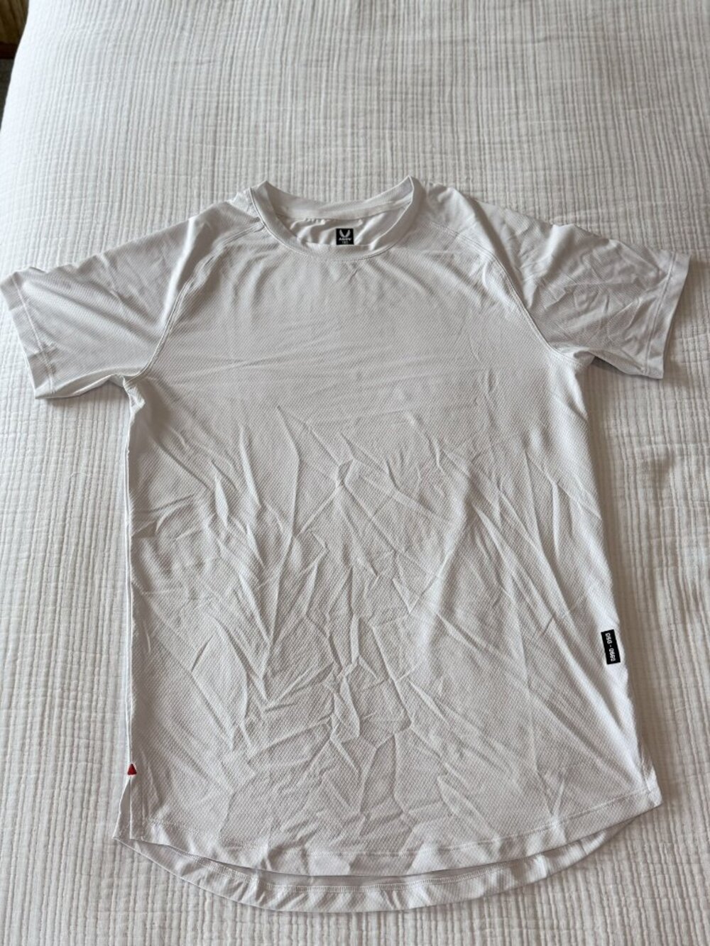 ASRV AeroSilver Established Tee White Men's S DSG-0660